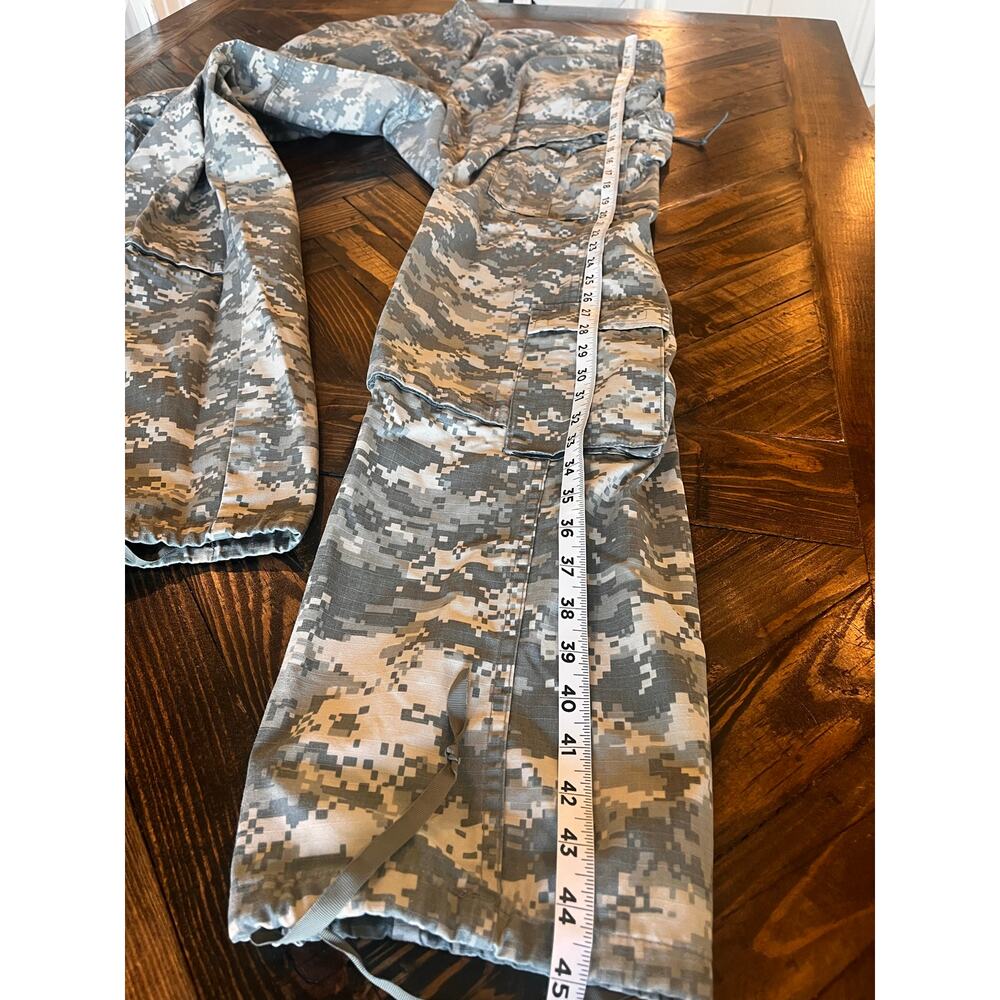 Army Digital Camo Cargo Combat Pants Men Medium X Long Outdoor Hiking Travel - Picture 7 of 9